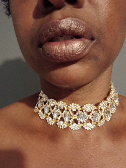 The Three Tiered Diamond Choker