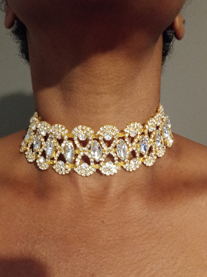 The Three Tiered Diamond Choker